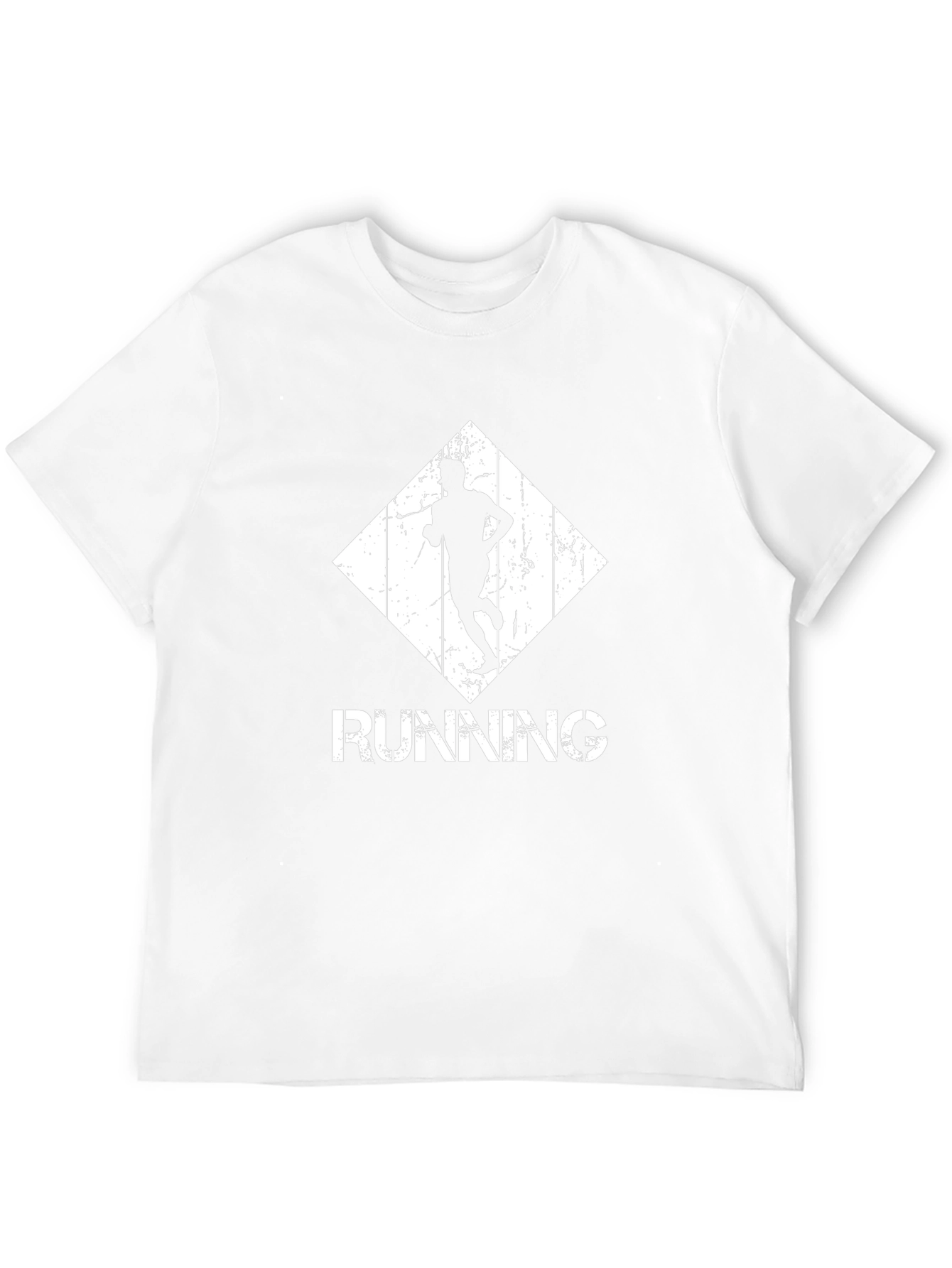 Running Graphic Tee - Black Cotton Comfort