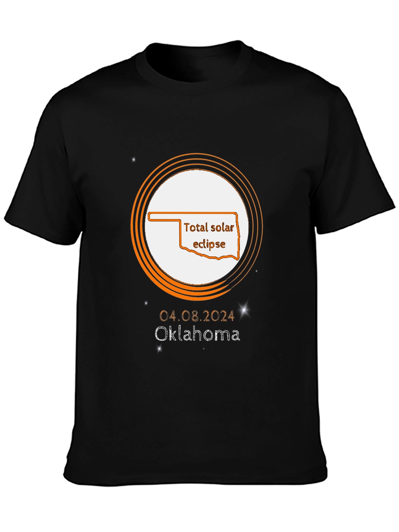 Total Solar Eclipse Oklahoma April 8 2024 T-Shirt