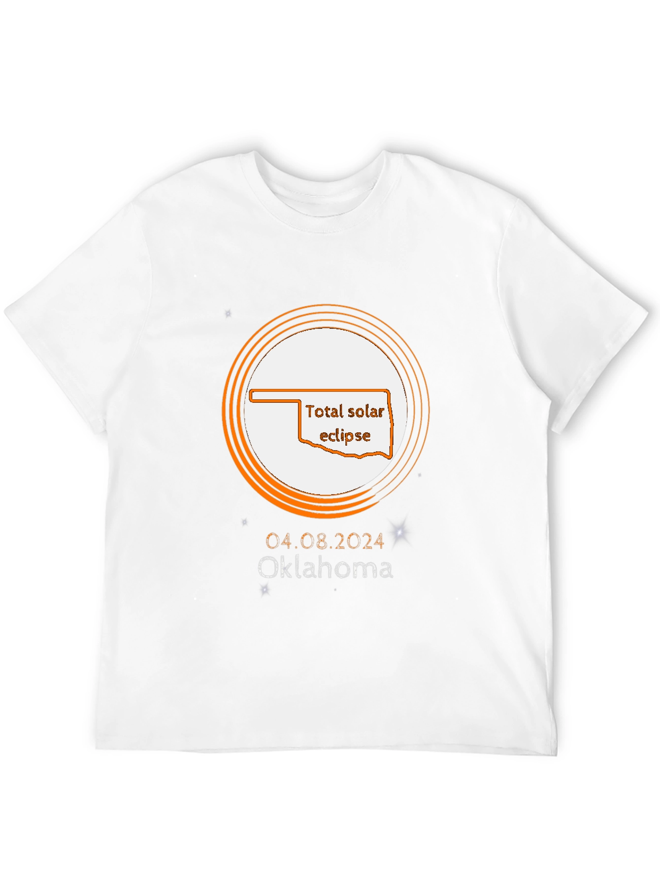 Total Solar Eclipse Oklahoma April 8 2024 T-Shirt