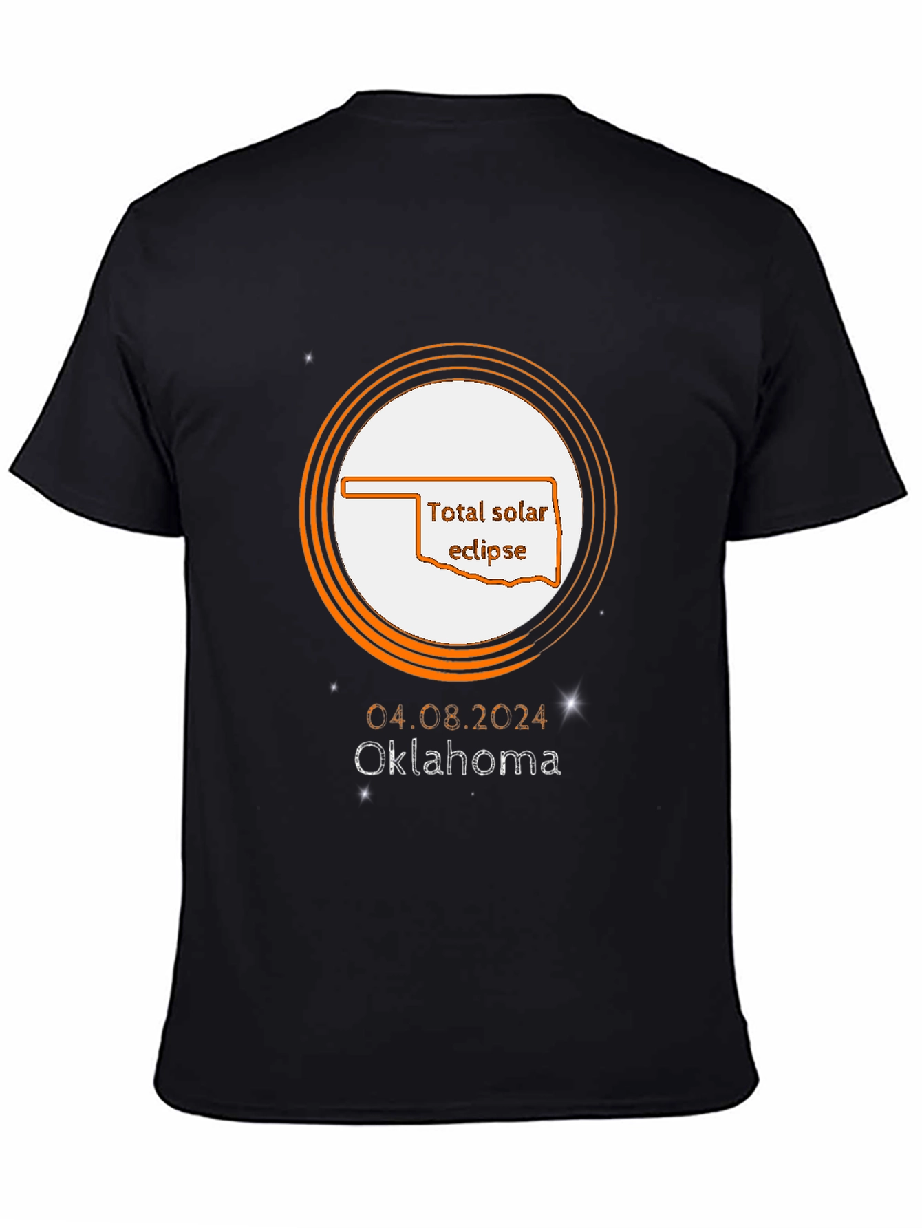 Total Solar Eclipse Oklahoma April 8 2024 T-Shirt
