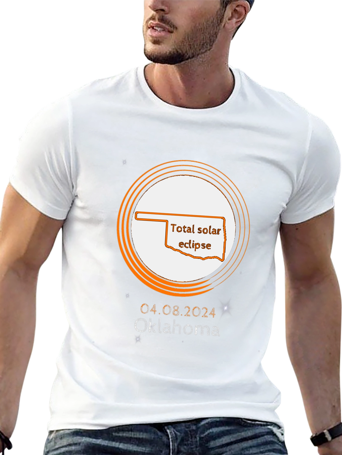 Total Solar Eclipse Oklahoma April 8 2024 T-Shirt