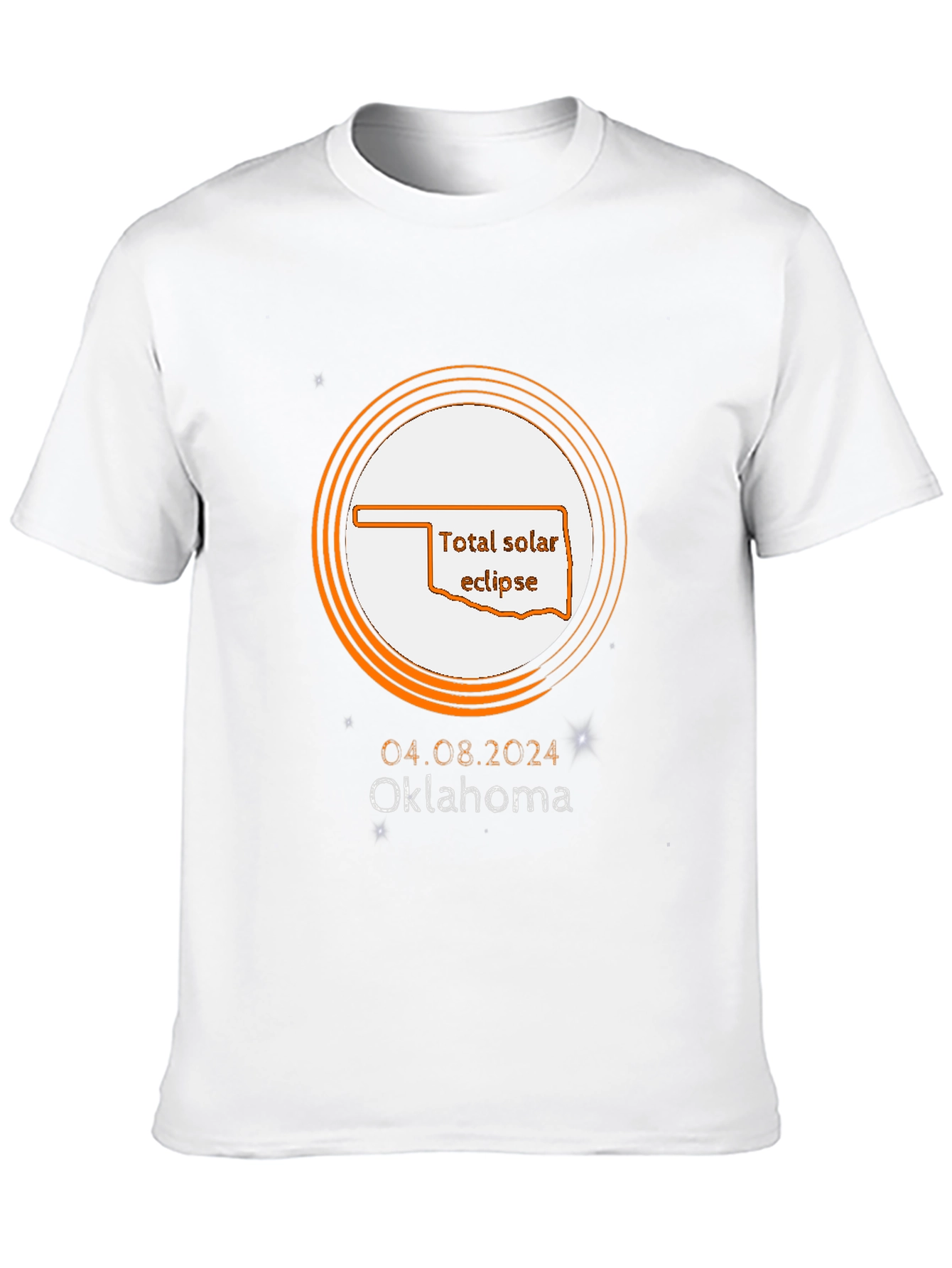 Total Solar Eclipse Oklahoma April 8 2024 T-Shirt