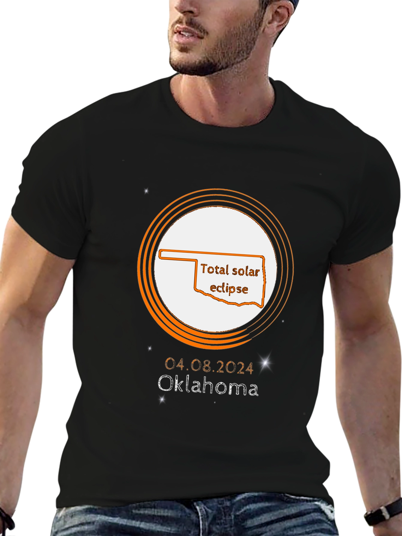 Total Solar Eclipse Oklahoma April 8 2024 T-Shirt