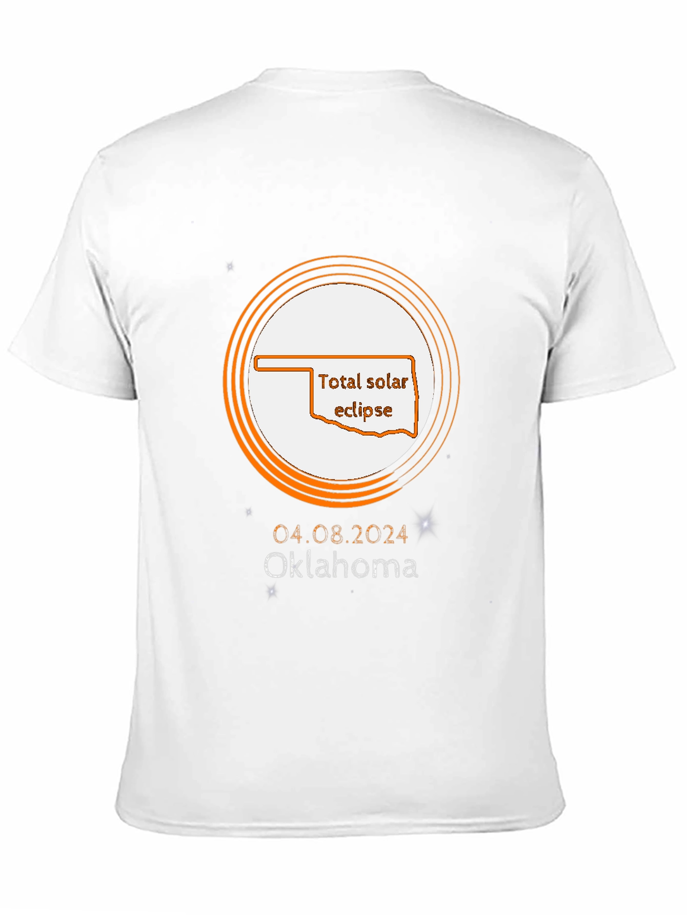 Total Solar Eclipse Oklahoma April 8 2024 T-Shirt
