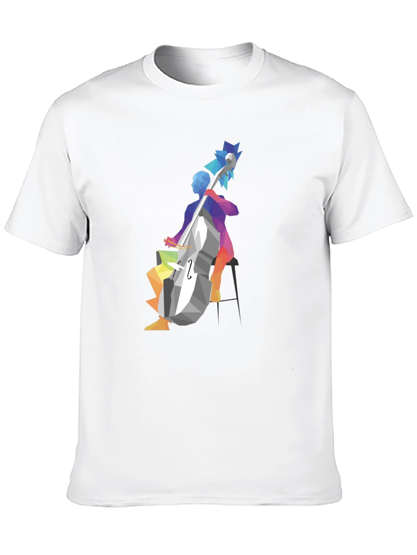 Abstract Musician Graphic T-Shirt