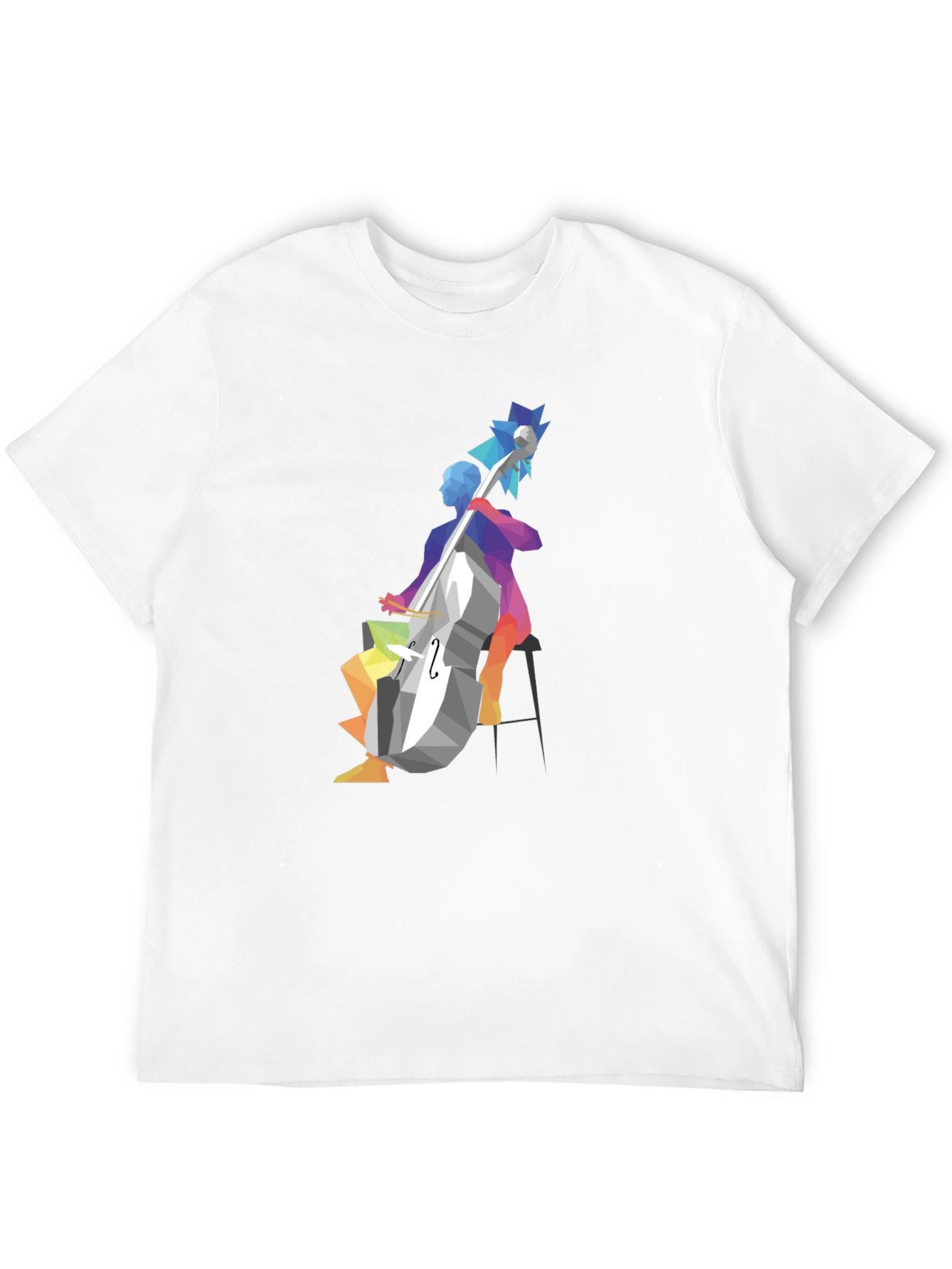 Abstract Musician Graphic T-Shirt