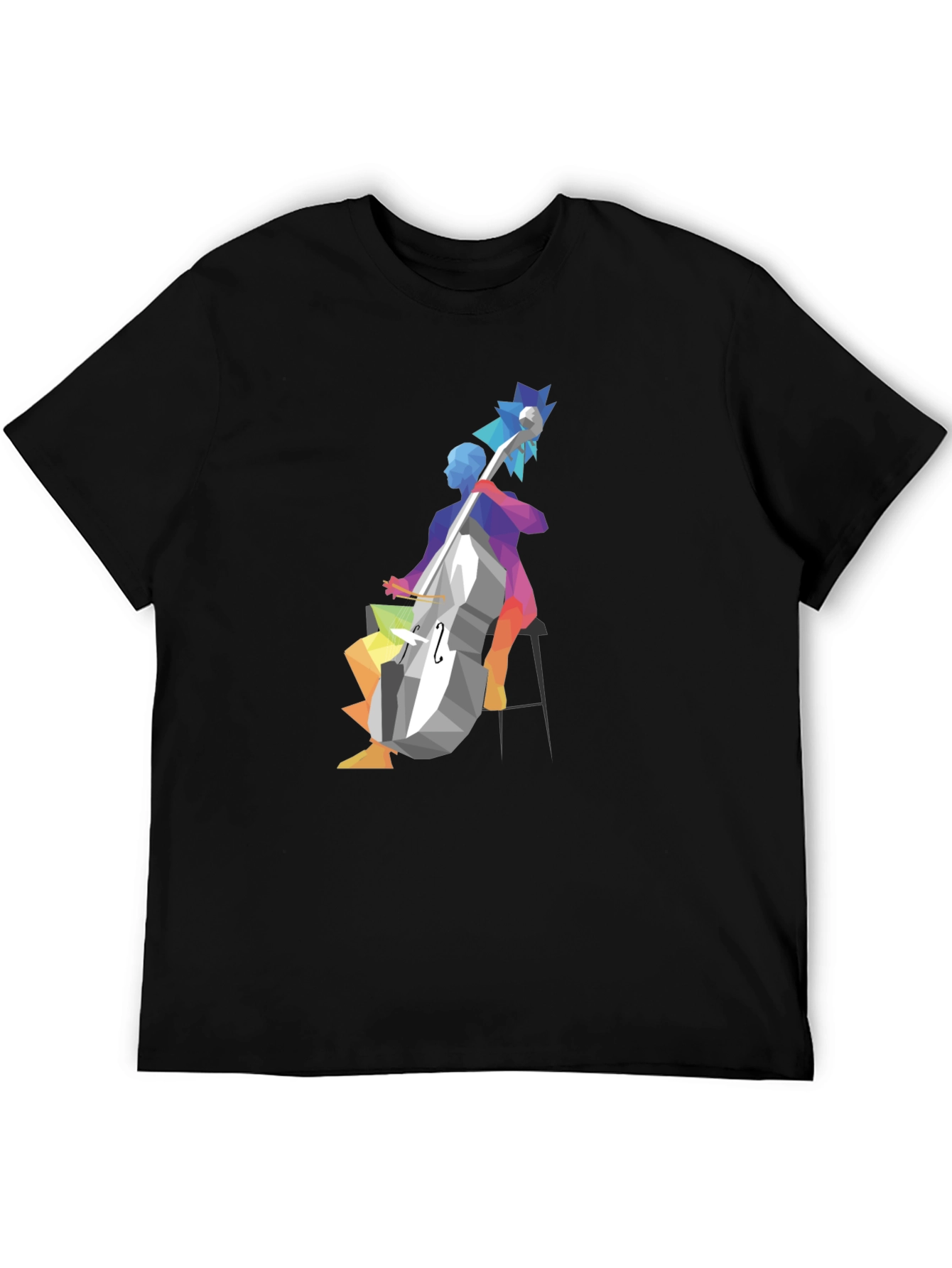 Abstract Musician Graphic T-Shirt
