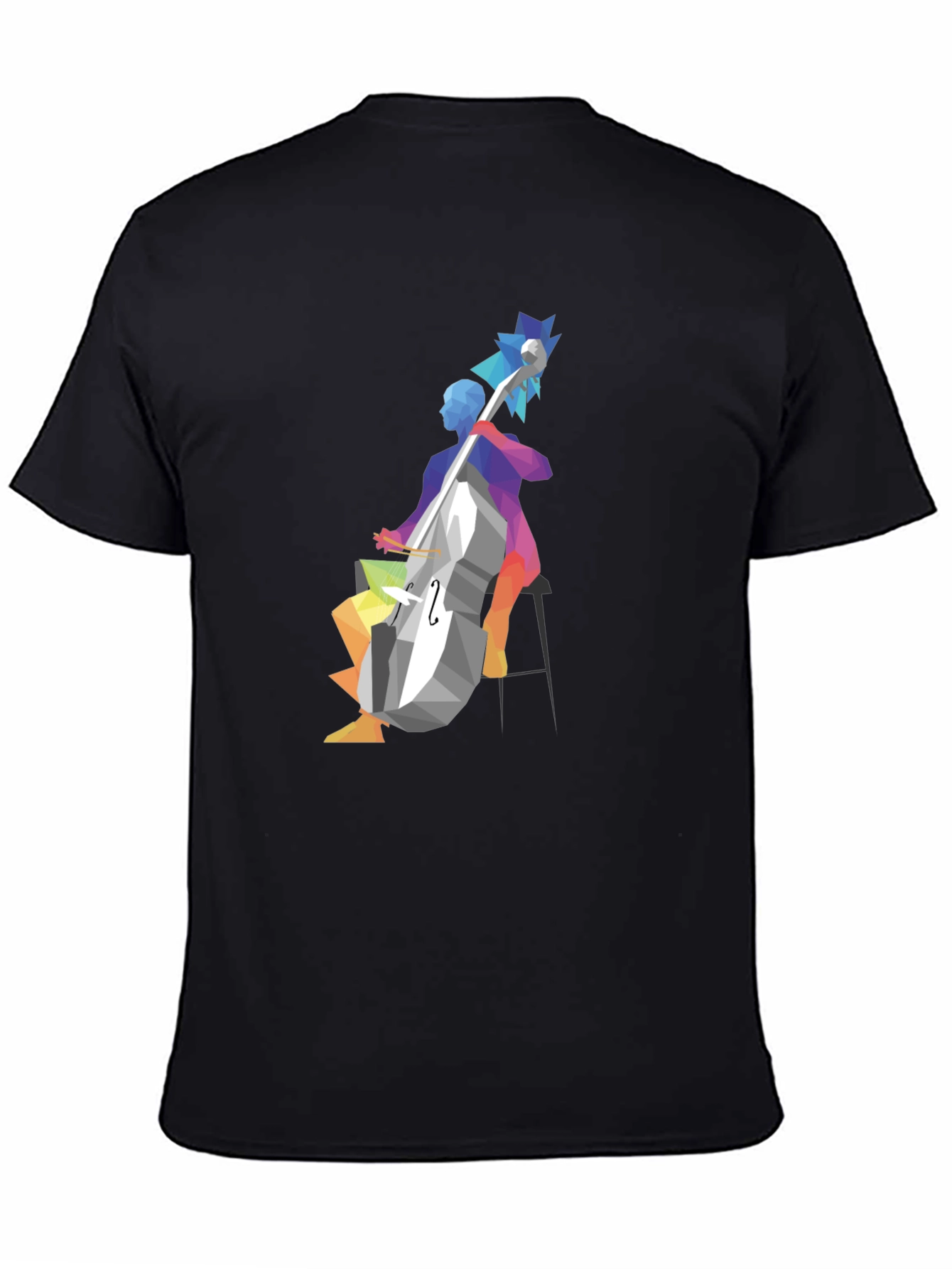 Abstract Musician Graphic T-Shirt