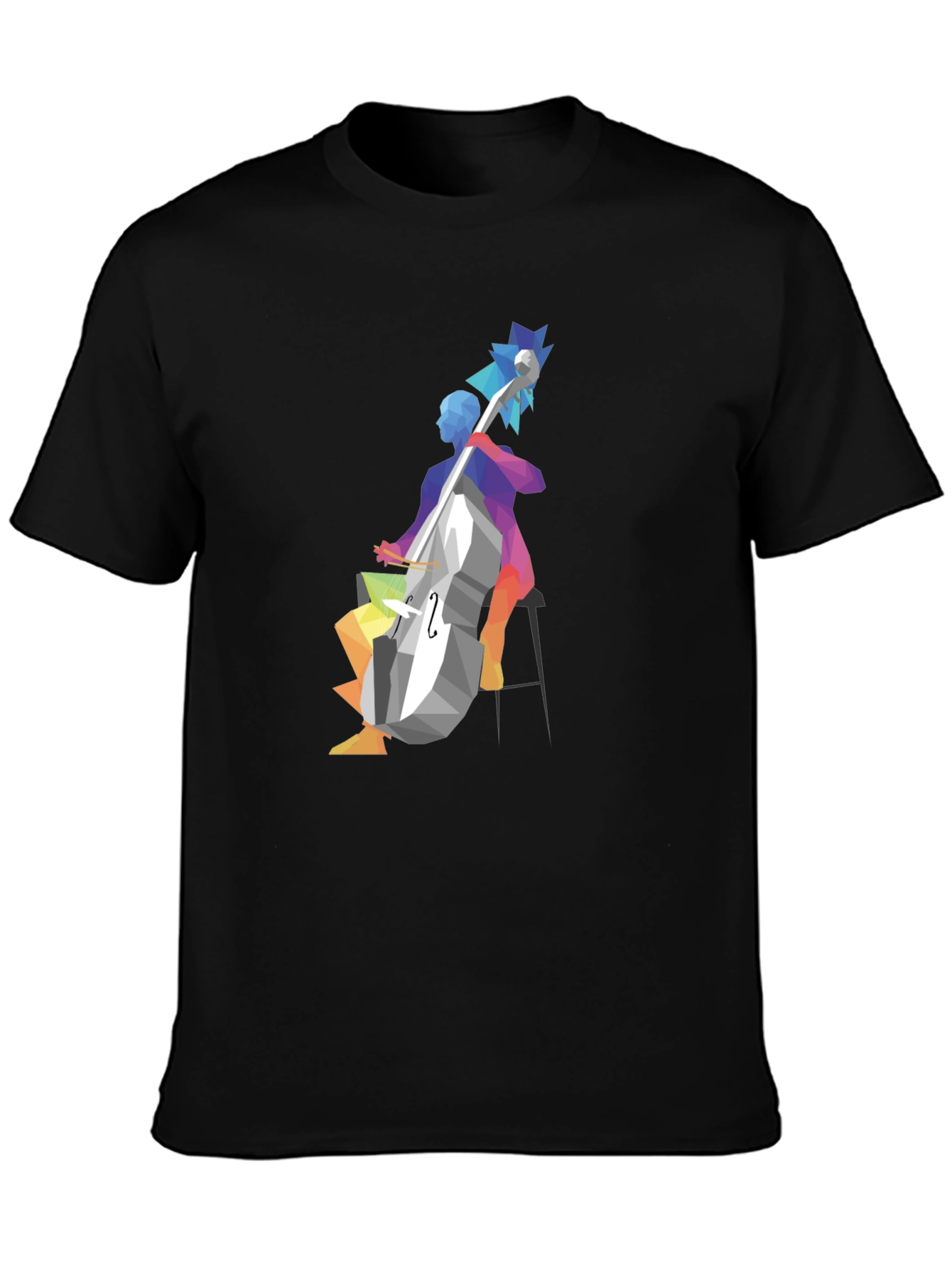 Abstract Musician Graphic T-Shirt