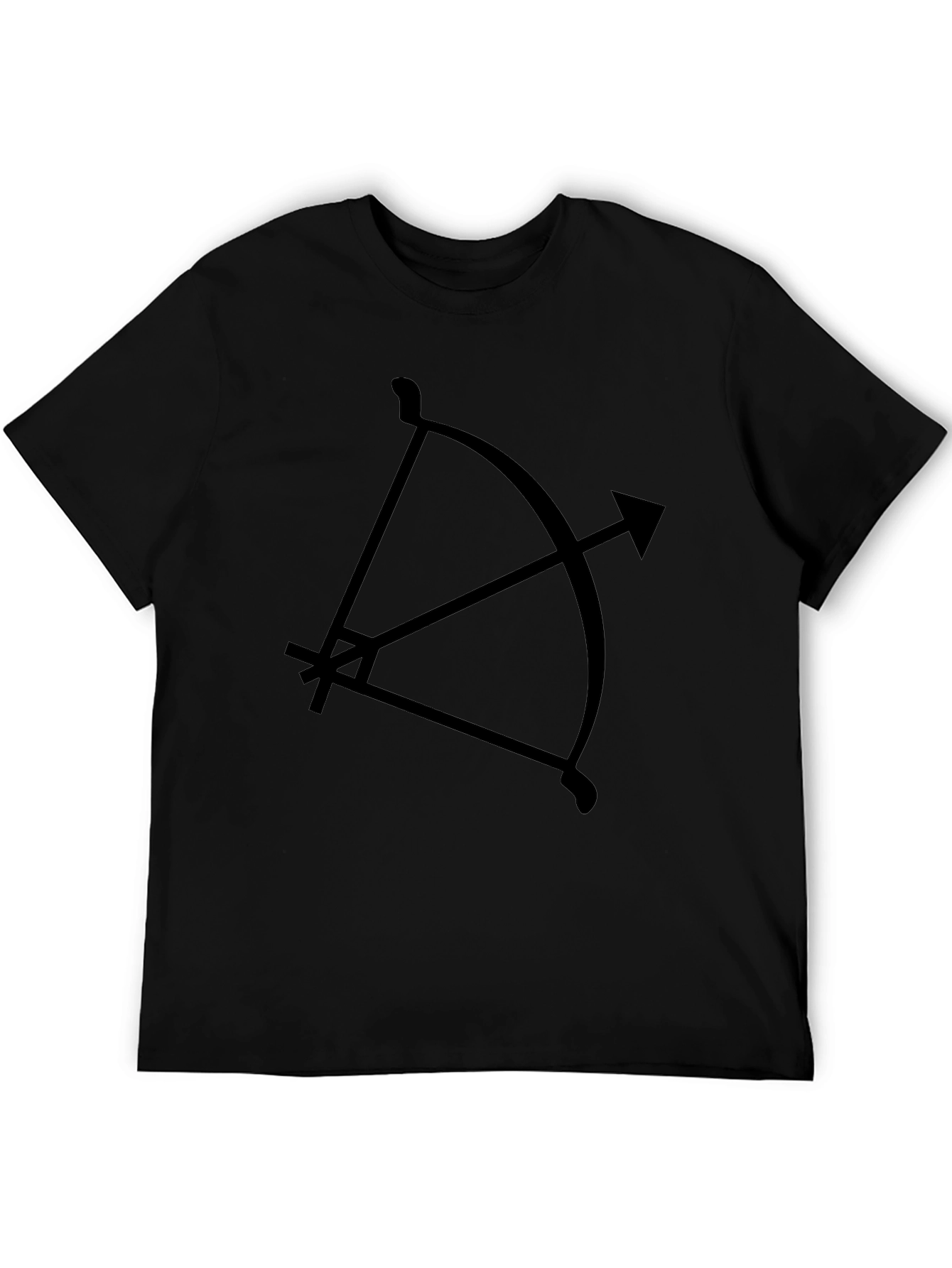 Sagittarius Zodiac Black T-Shirt