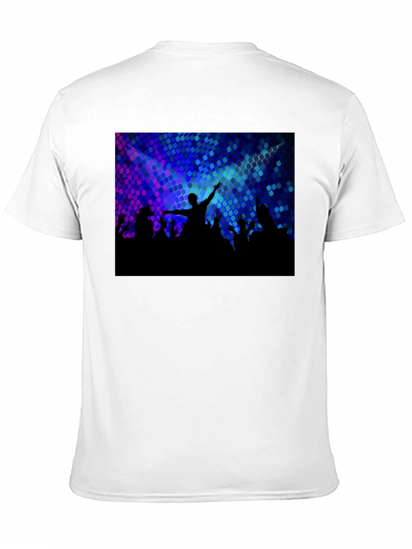 Concert Crowd Graphic Tee - Black