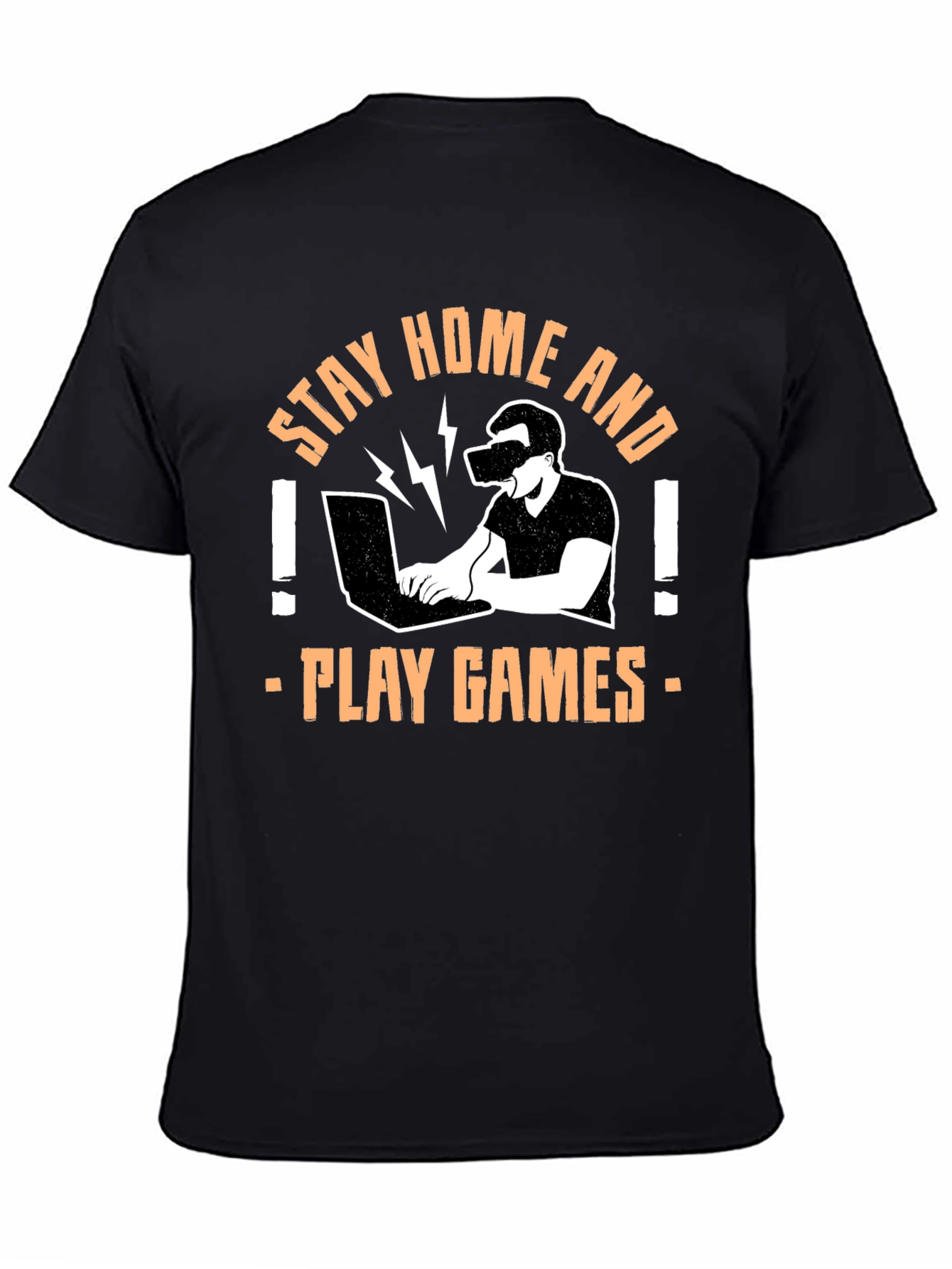 Stay Home and Play Games T-Shirt - VR Gaming