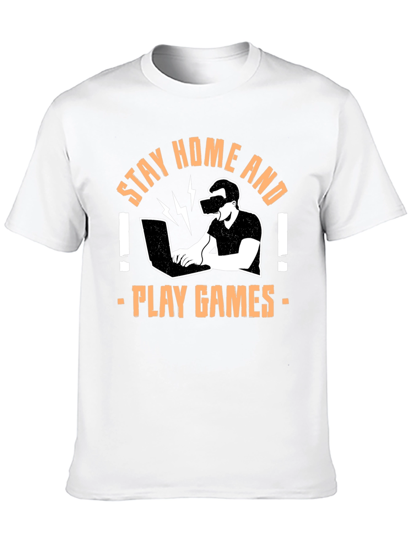 Stay Home and Play Games T-Shirt - VR Gaming