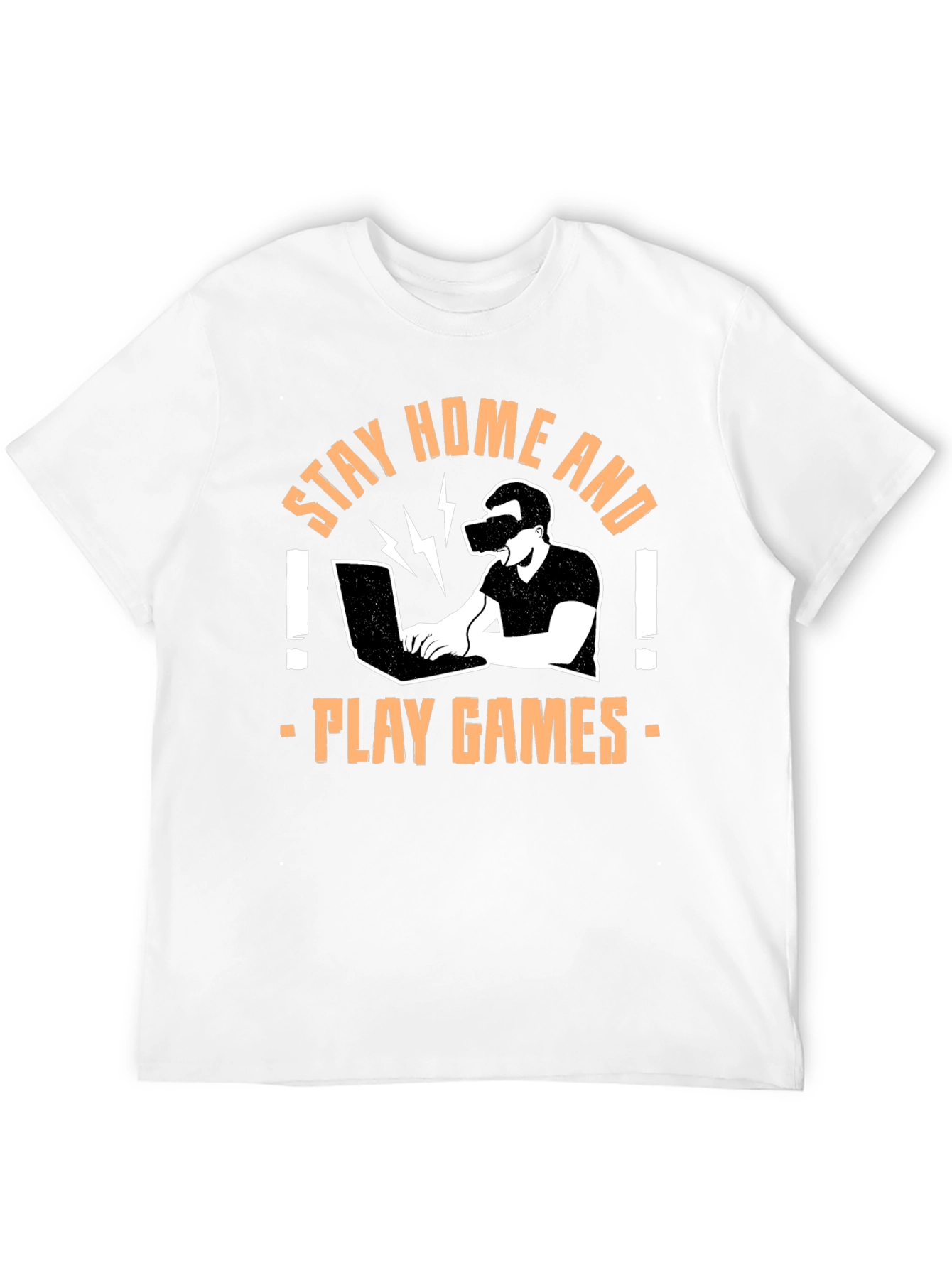 Stay Home and Play Games T-Shirt - VR Gaming
