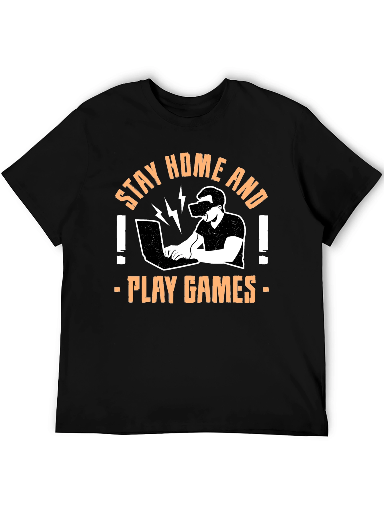 Stay Home and Play Games T-Shirt - VR Gaming