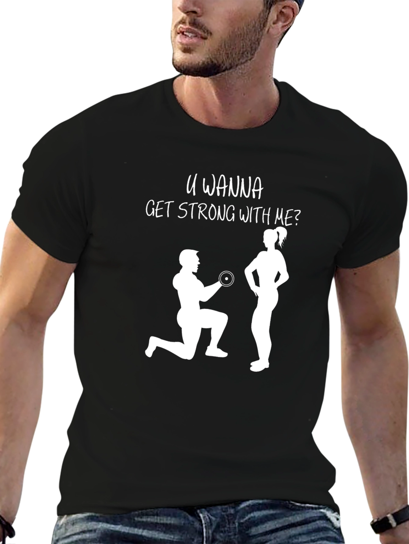 Funny Fitness Proposal T-Shirt