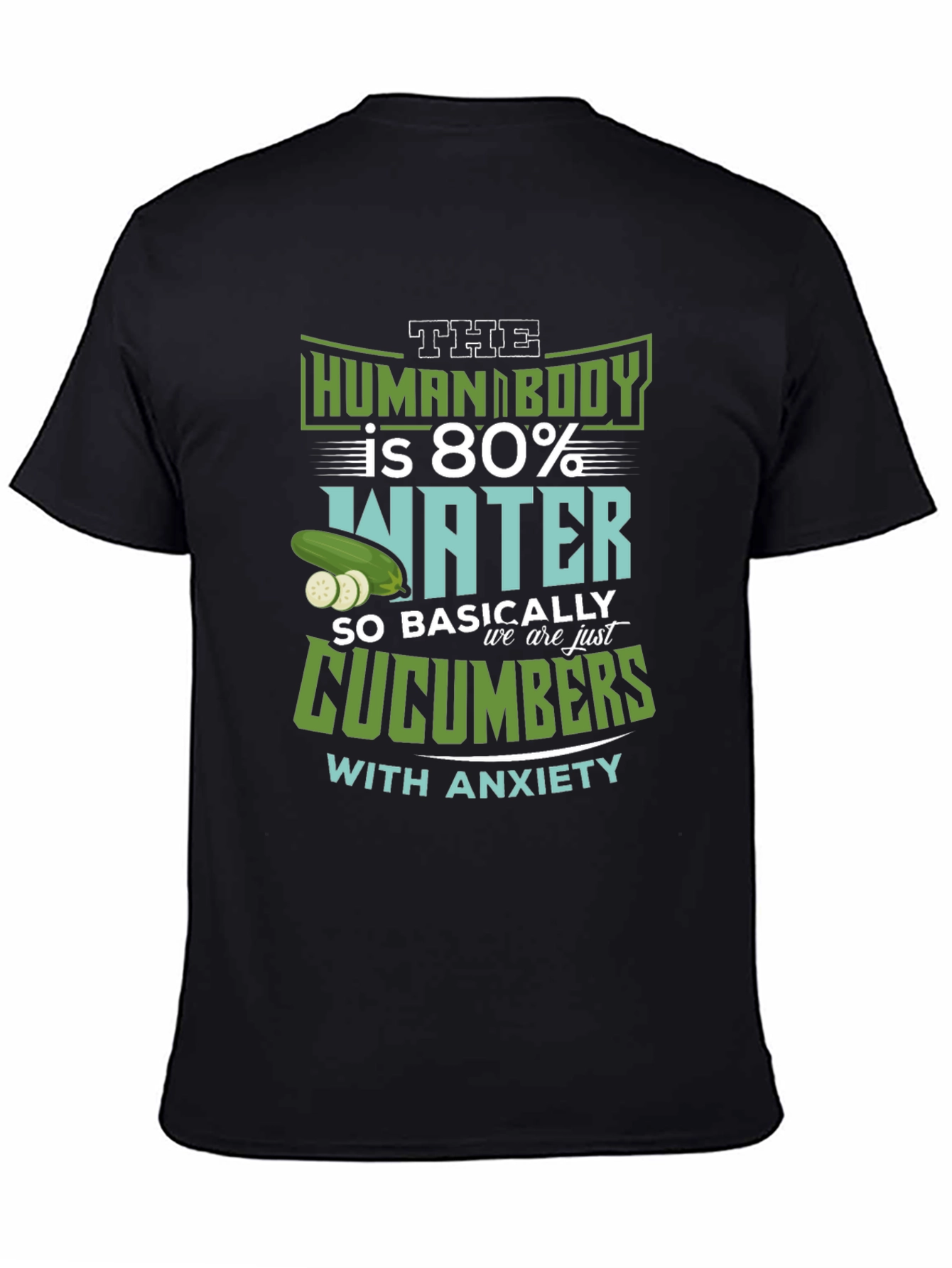 Human Body Cucumber Anxiety T-Shirt
