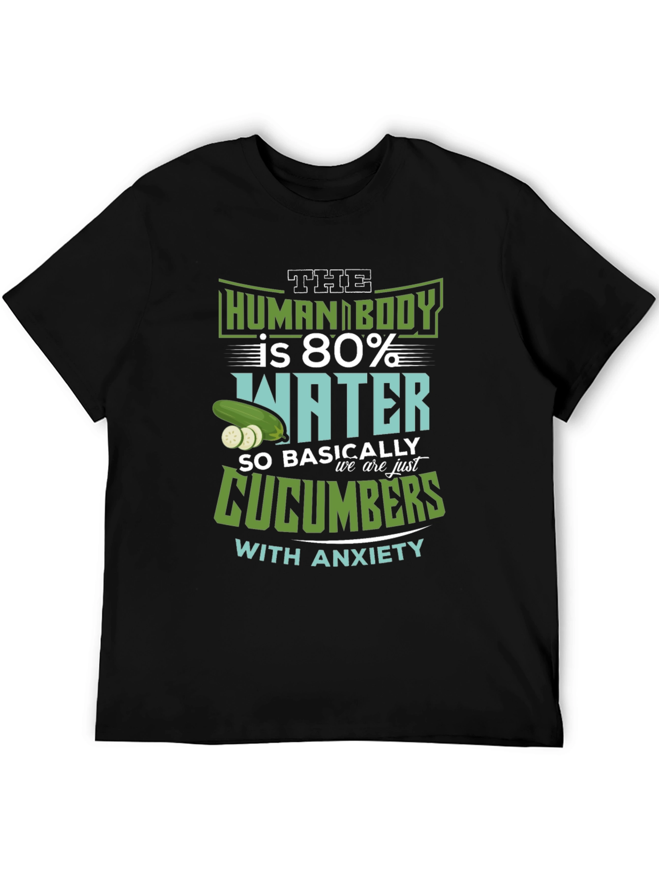 Human Body Cucumber Anxiety T-Shirt