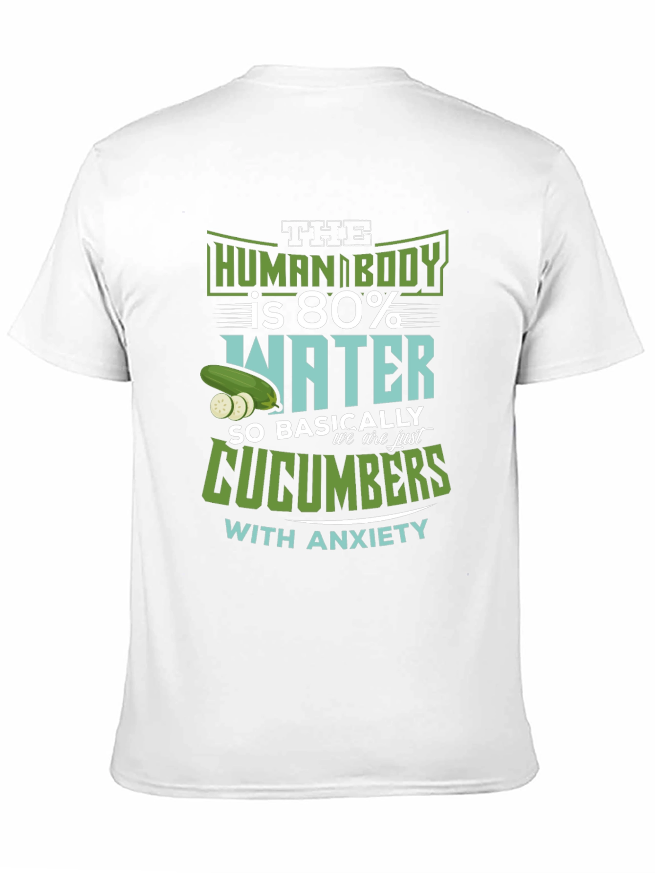 Human Body Cucumber Anxiety T-Shirt