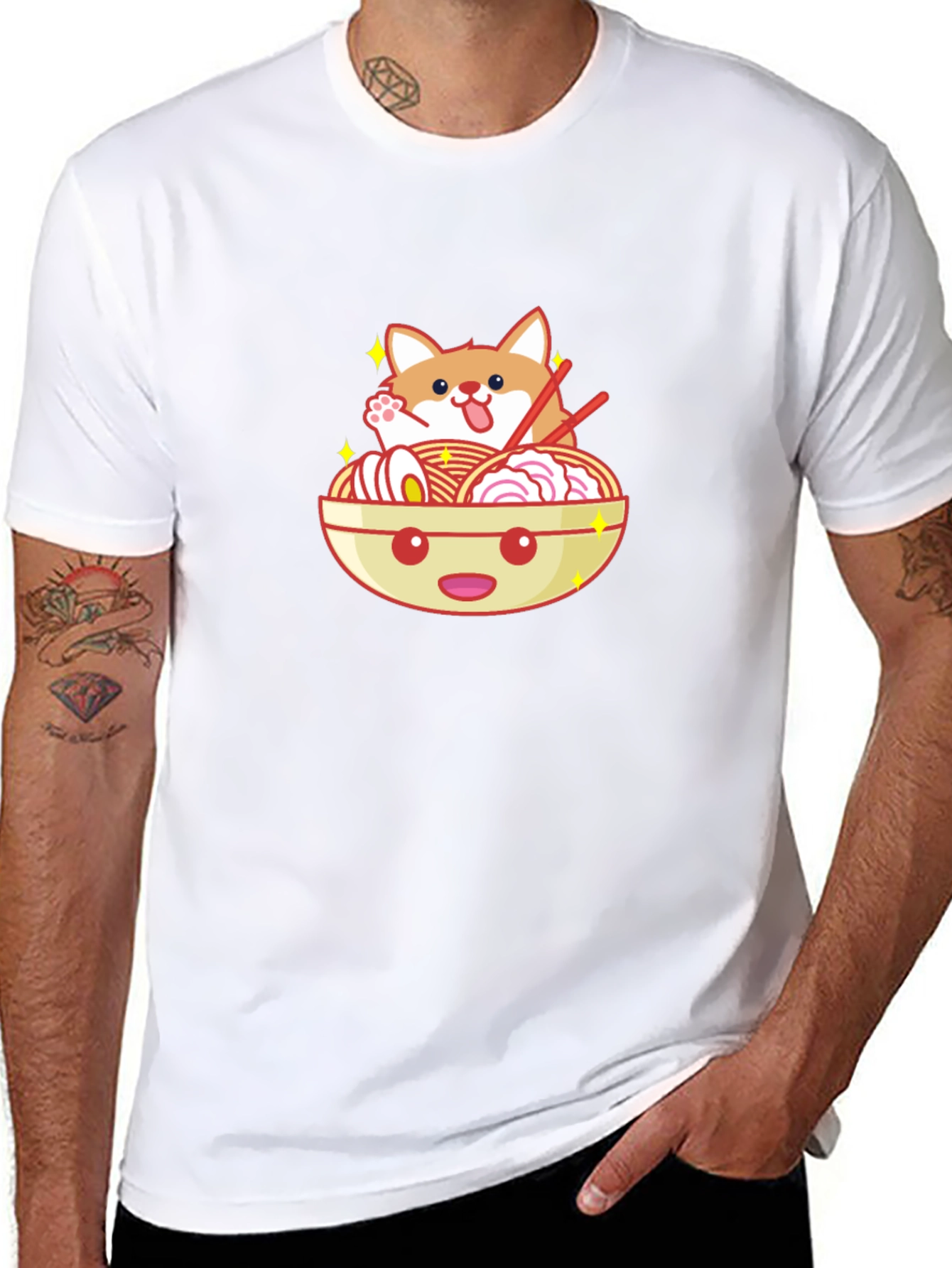 Ramen Dog Graphic Tee - Comfort Fit
