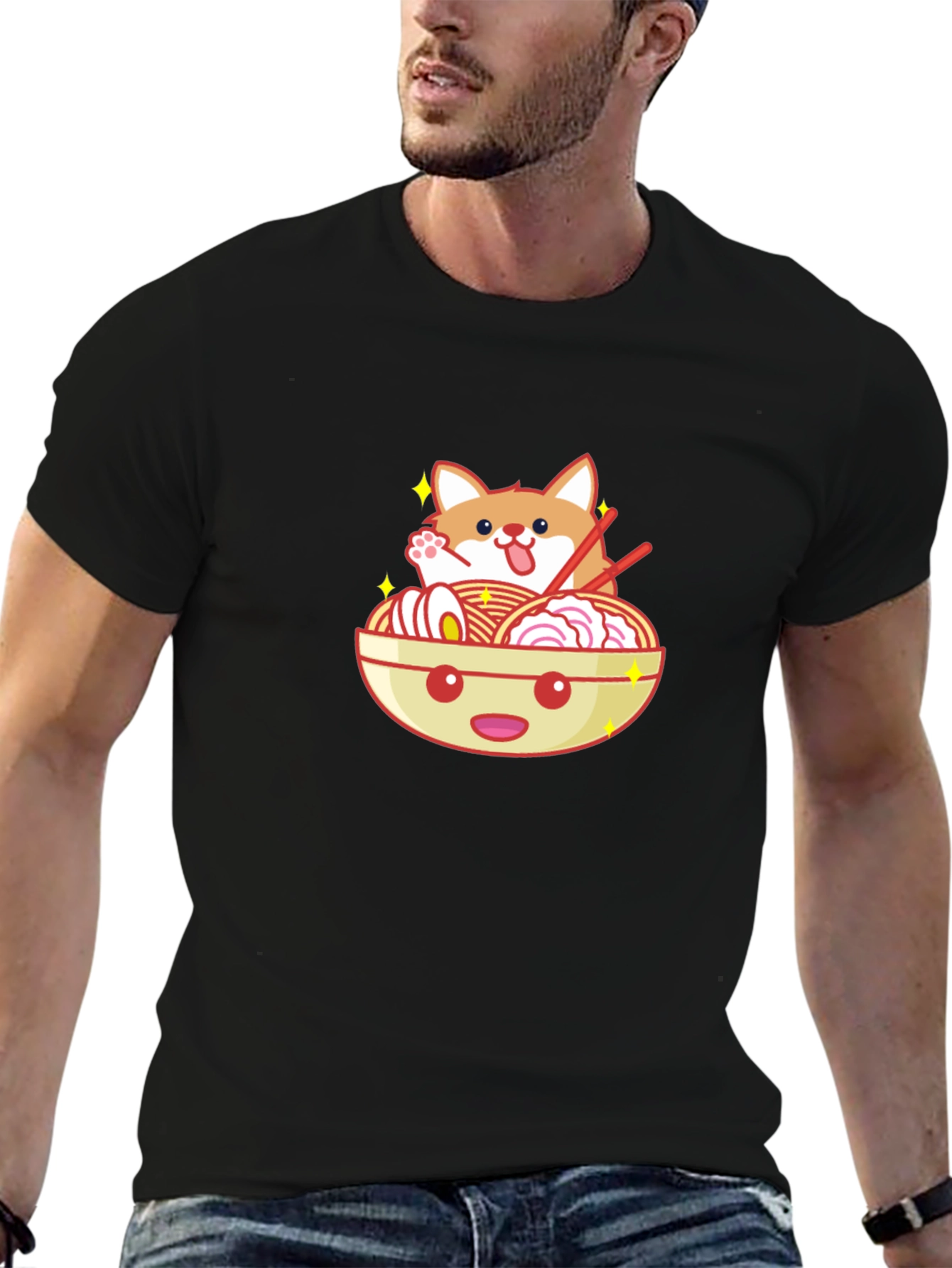 Ramen Dog Graphic Tee - Comfort Fit