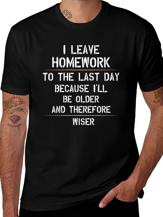 Funny Homework Procrastination T-Shirt