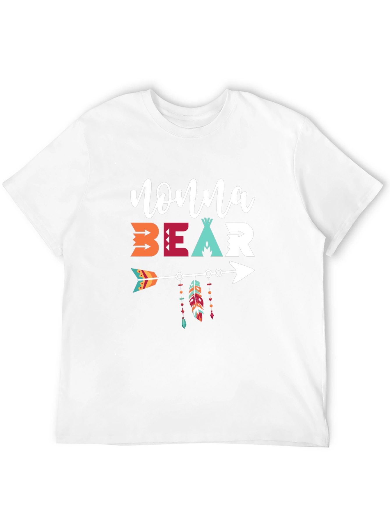Nonna Bear Graphic Tee - Native American Style