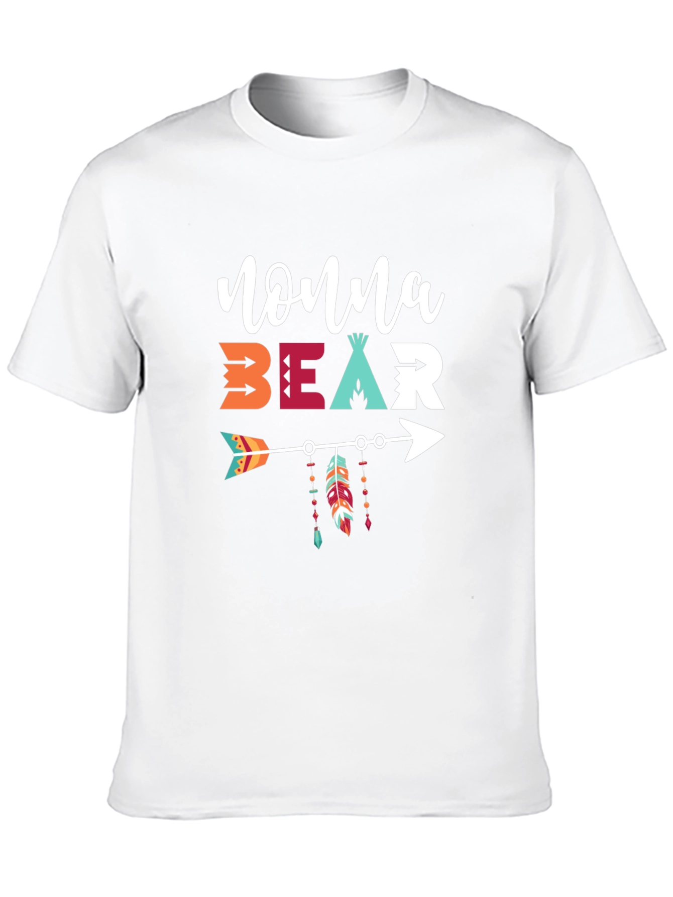 Nonna Bear Graphic Tee - Native American Style