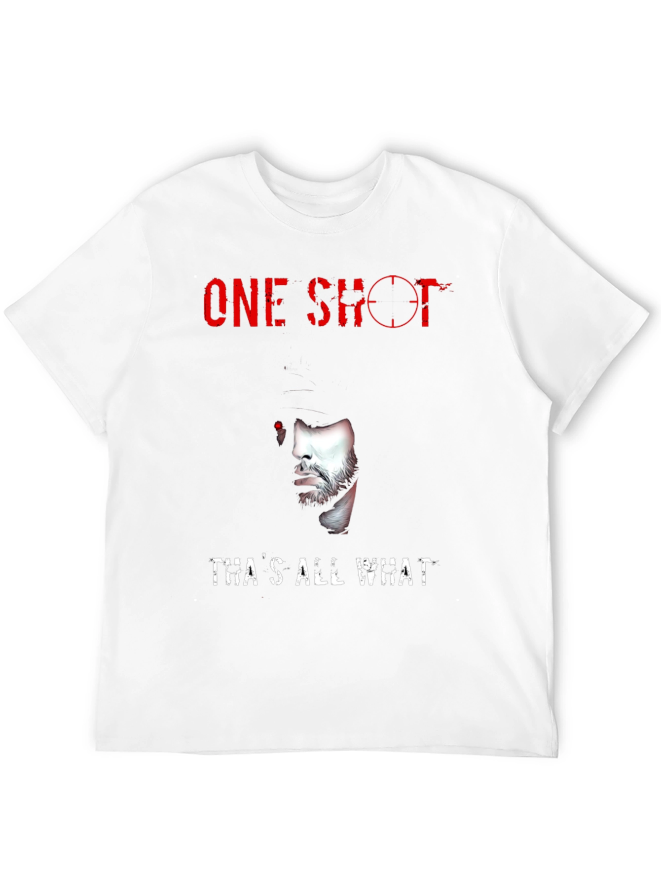One Shot Eminem Graphic T-Shirt - Black