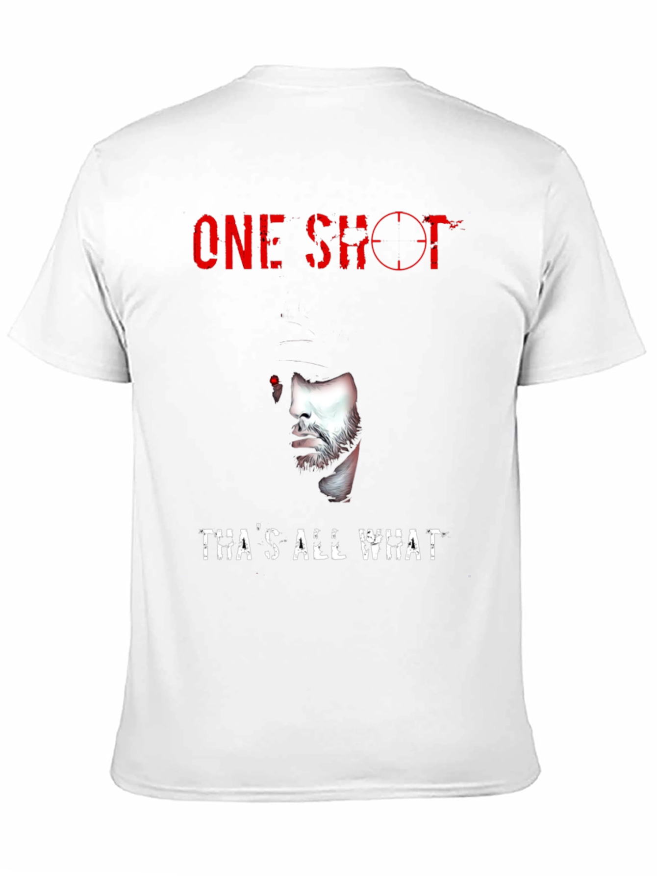 One Shot Eminem Graphic T-Shirt - Black