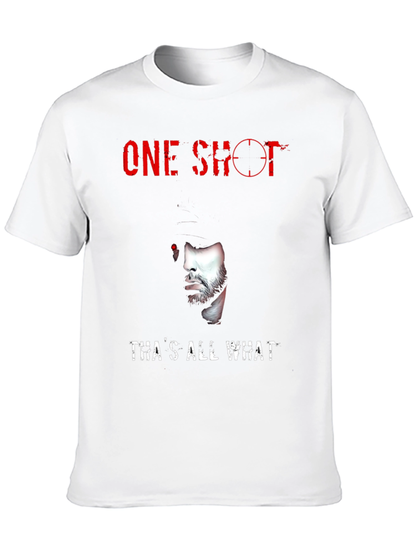 One Shot Eminem Graphic T-Shirt - Black