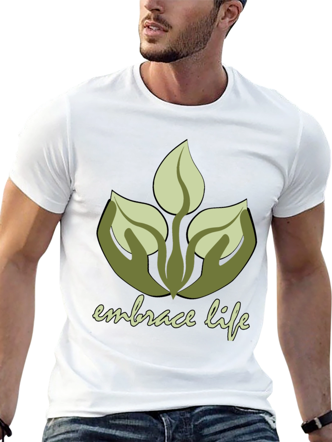 Embrace Life Graphic Tee - Nature Lover Shirt