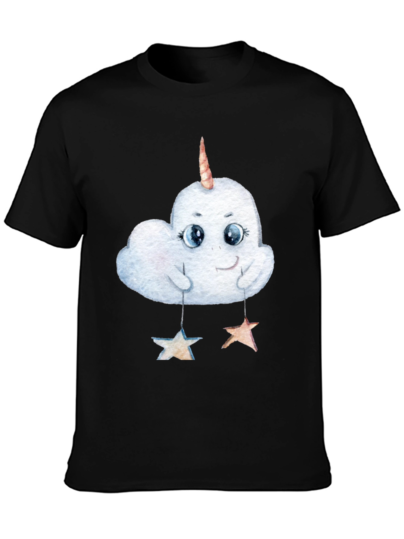Cloud Unicorn Star Mobile Graphic Tee