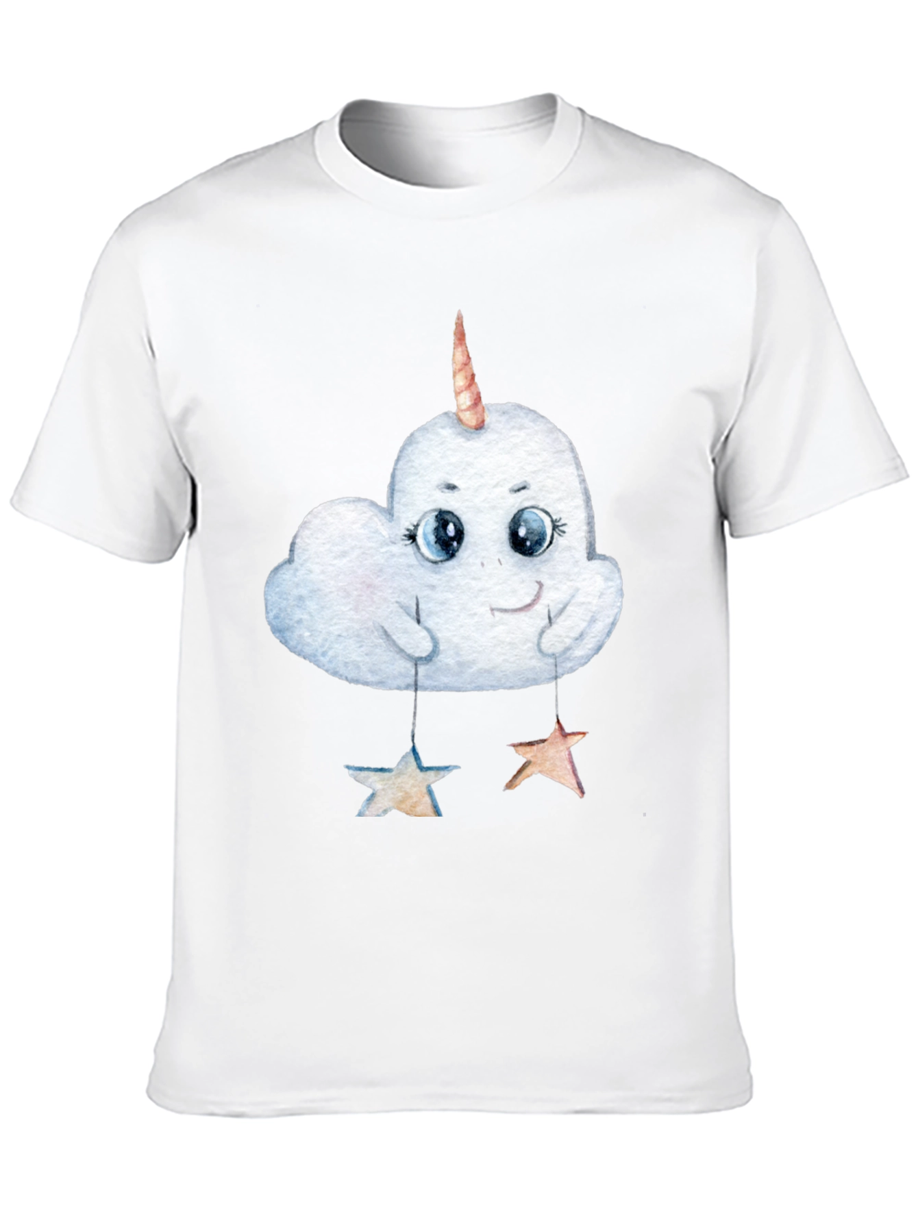 Cloud Unicorn Star Mobile Graphic Tee