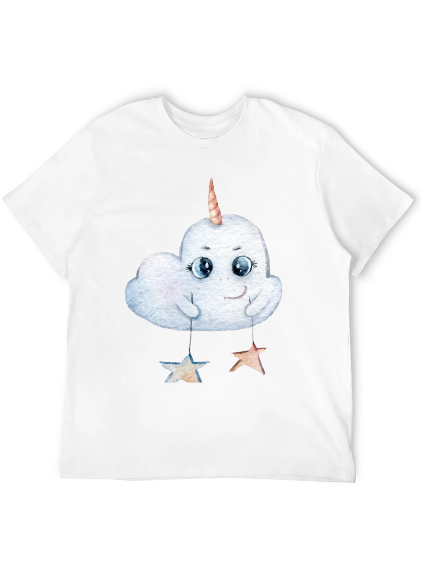 Cloud Unicorn Star Mobile Graphic Tee