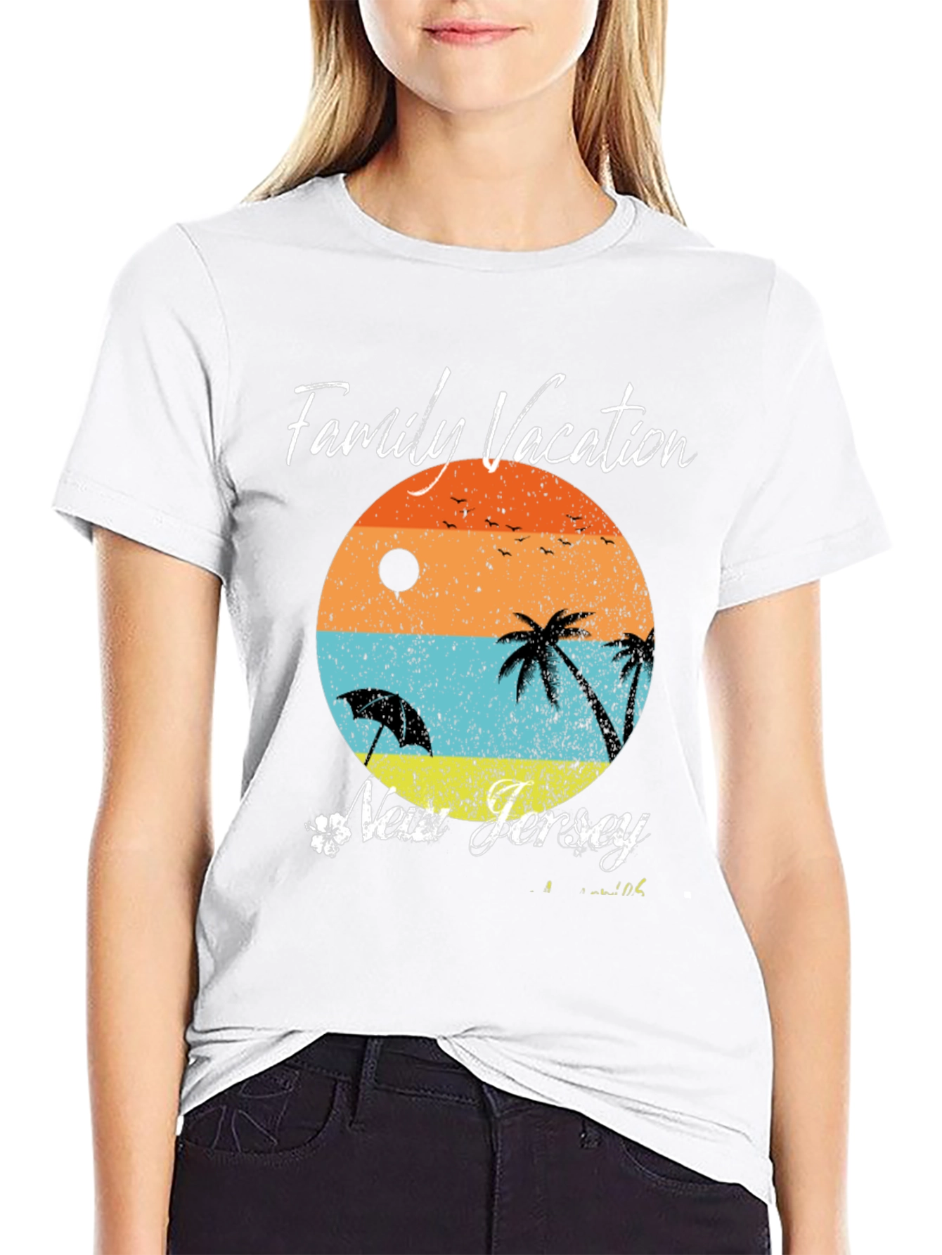 Family Vacation New Jersey Graphic Tee