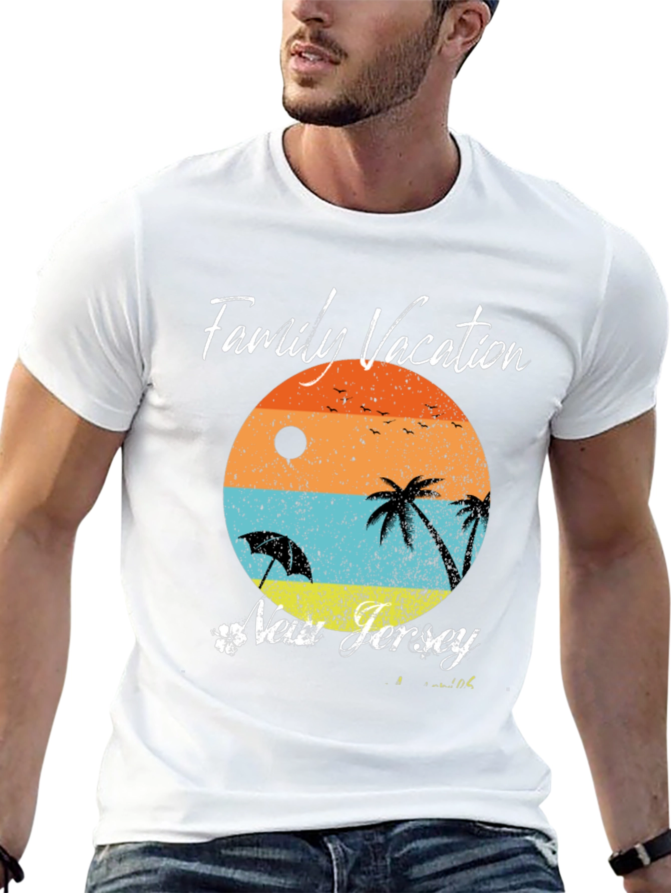 Family Vacation New Jersey Graphic Tee