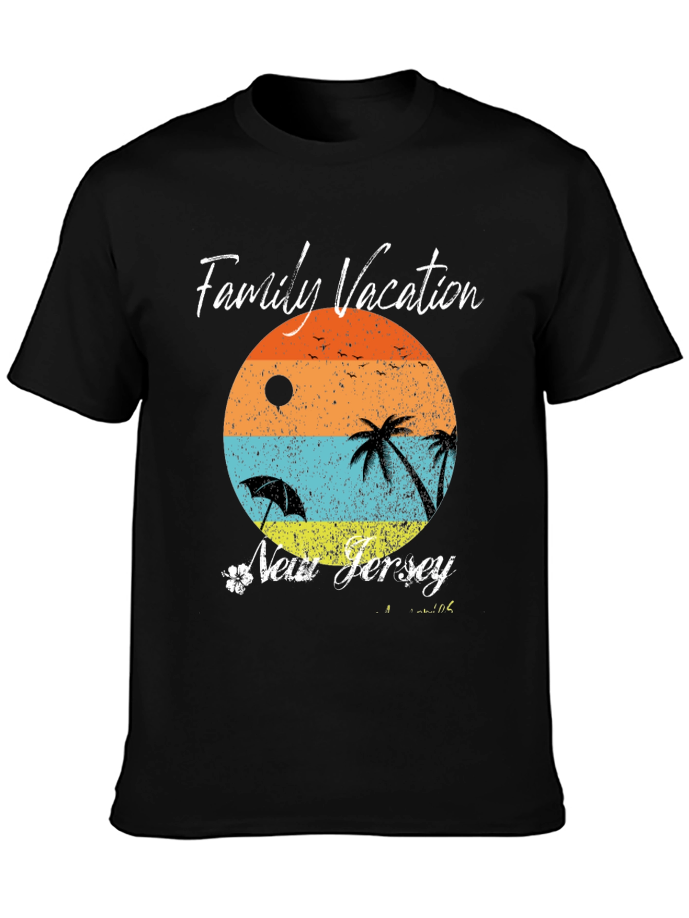 Family Vacation New Jersey Graphic Tee
