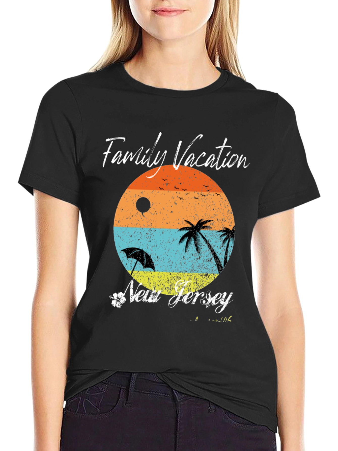 Family Vacation New Jersey Graphic Tee