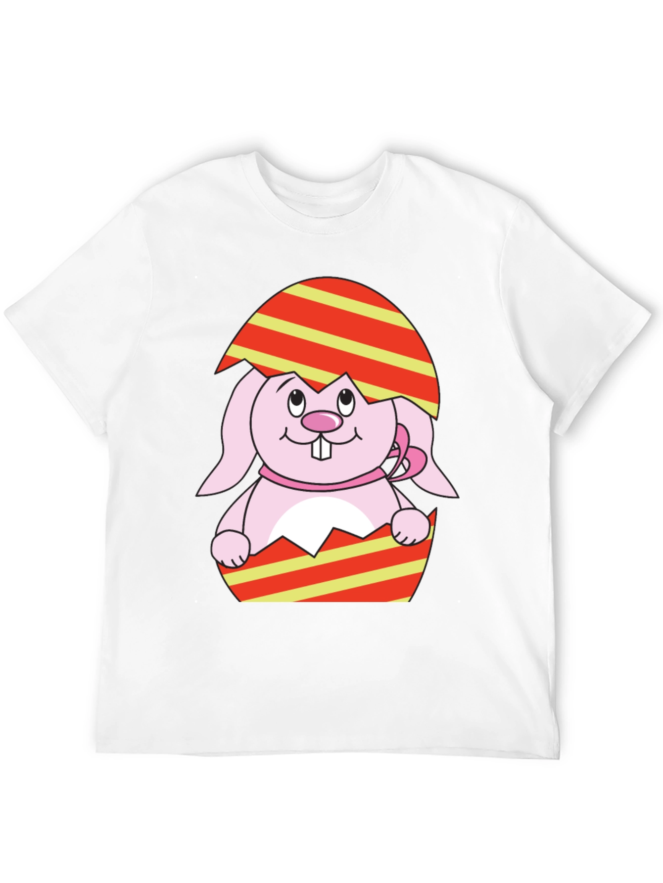 Easter Bunny Egg Black T-Shirt