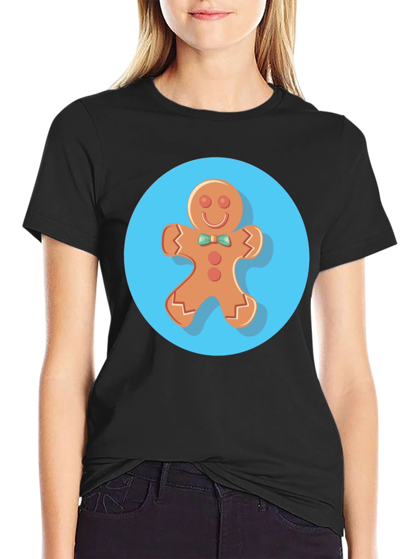 Gingerbread Man Graphic Tee - Holiday Style