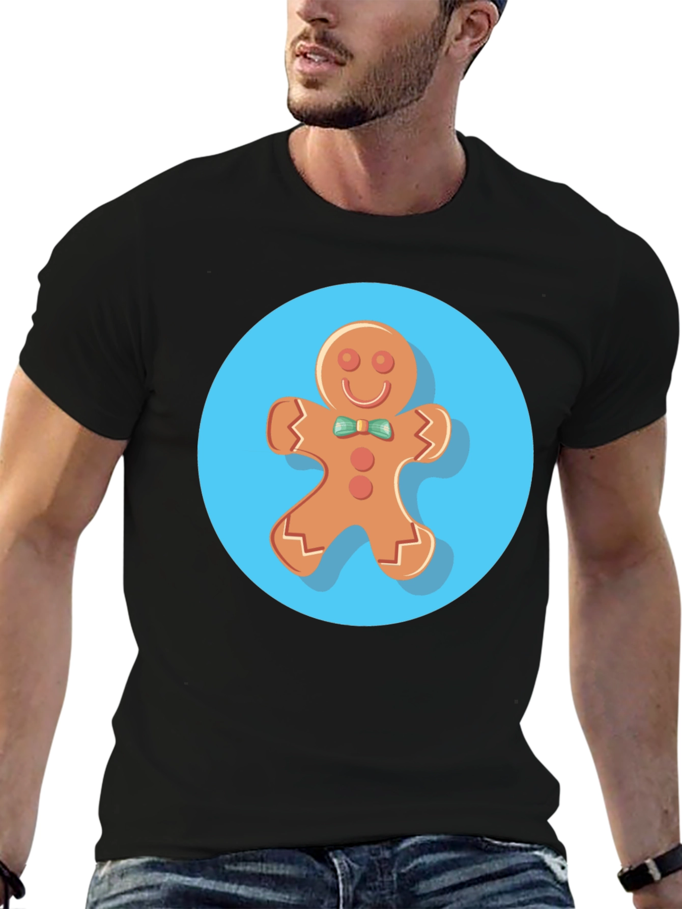 Gingerbread Man Graphic Tee - Holiday Style