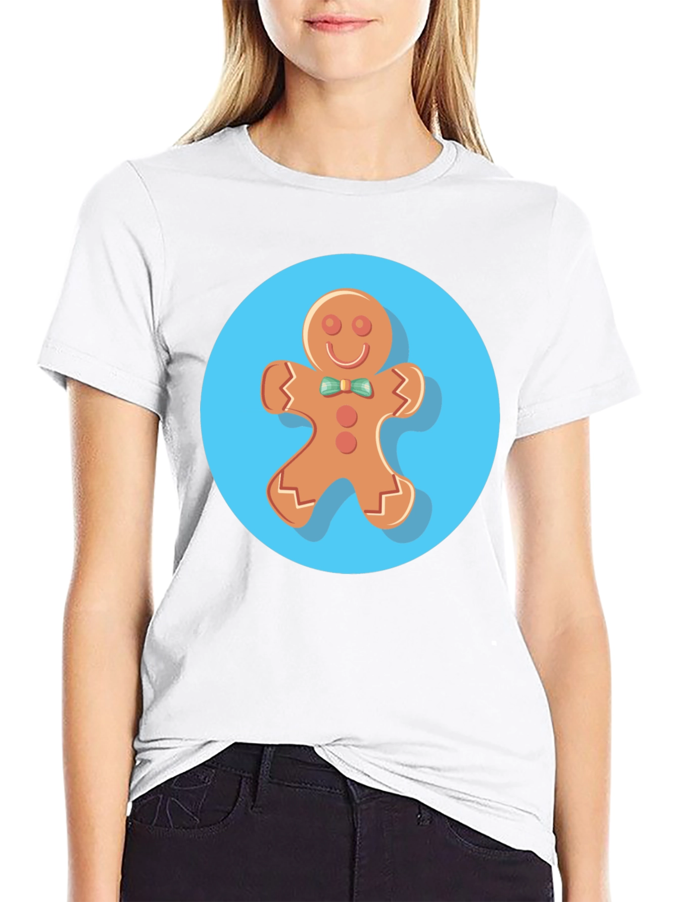 Gingerbread Man Graphic Tee - Holiday Style