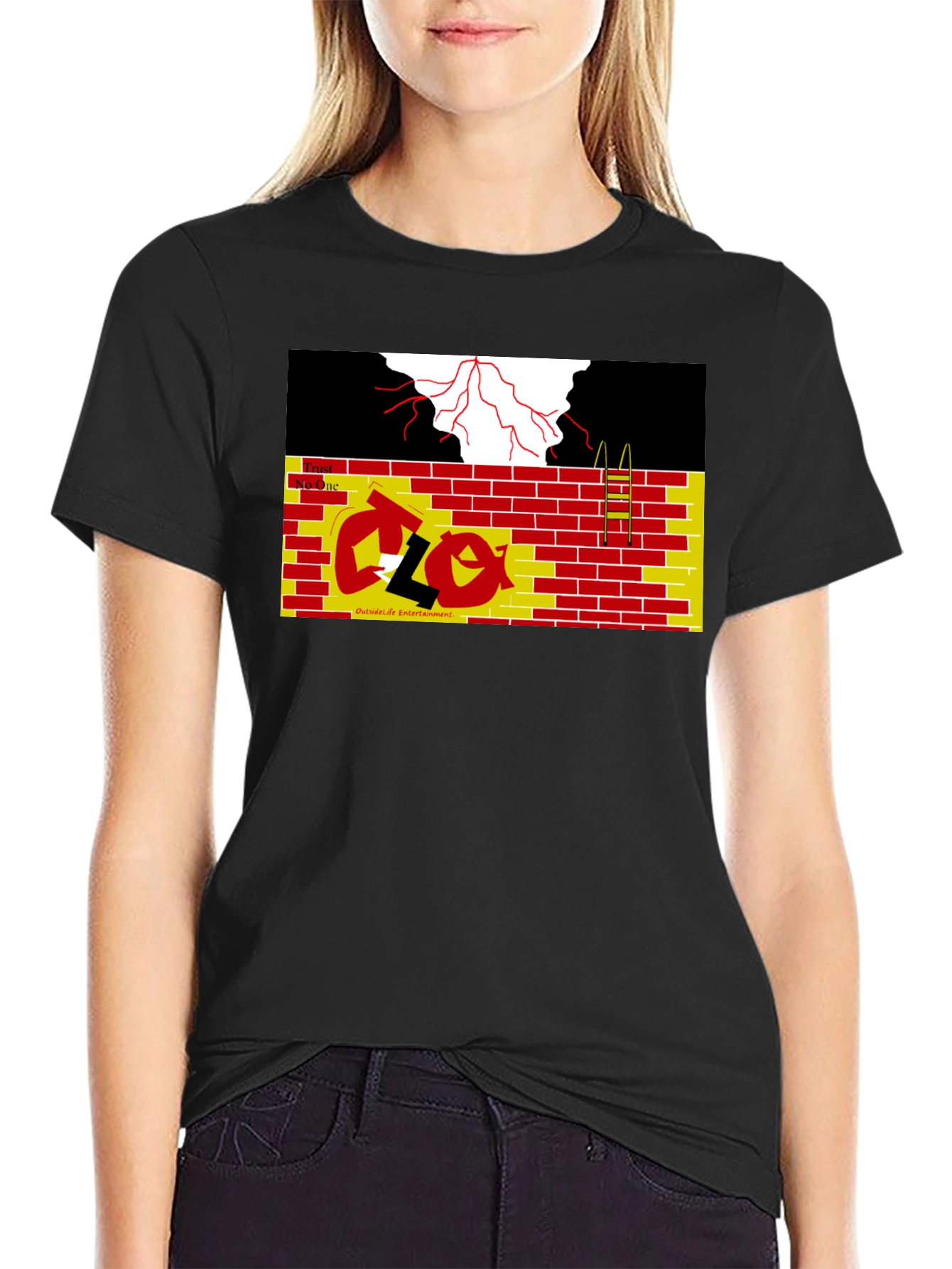 Unique Graphic Print T-Shirt