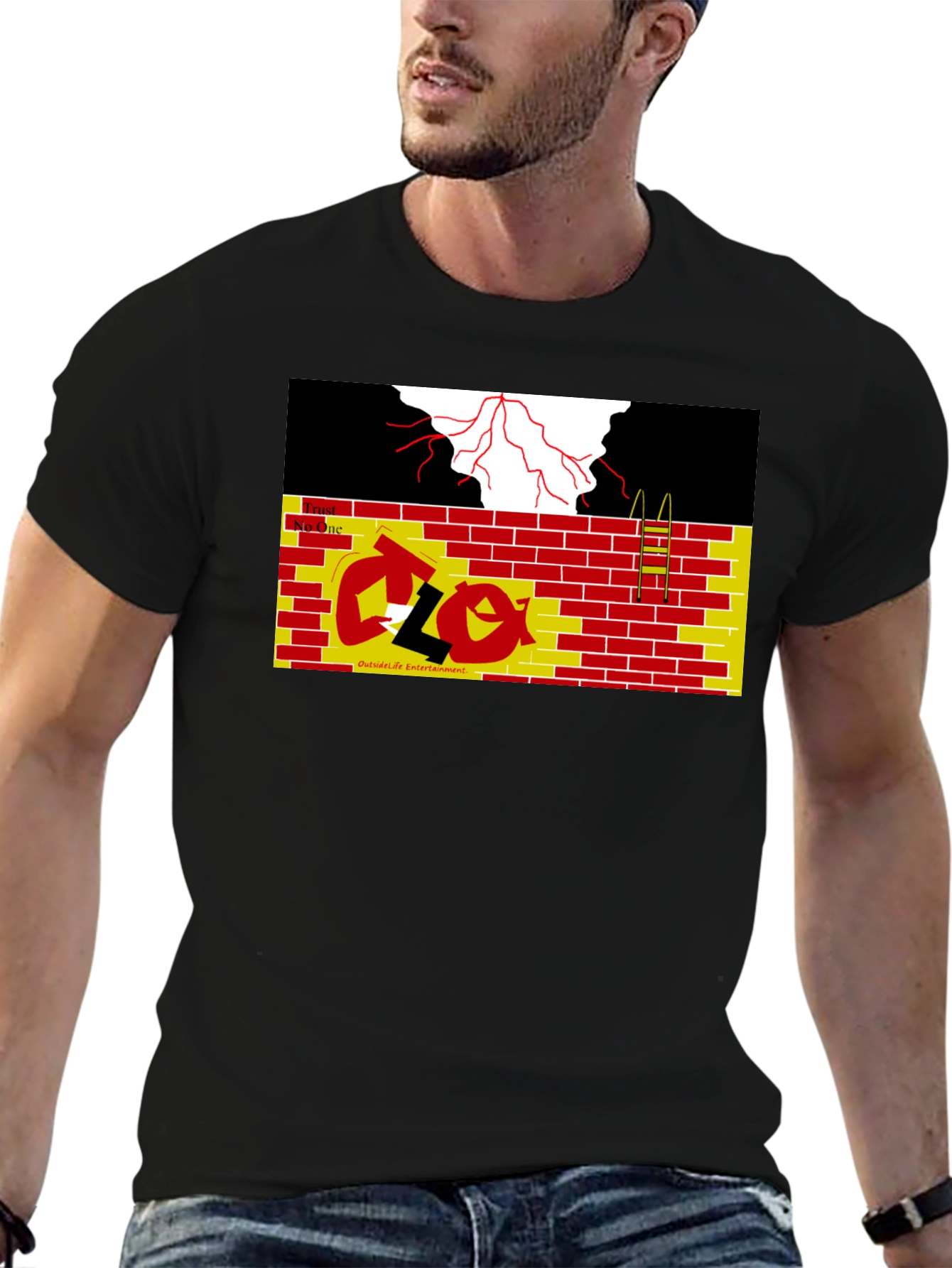 Unique Graphic Print T-Shirt