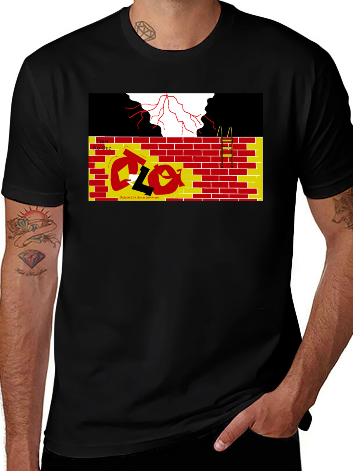 Unique Graphic Print T-Shirt