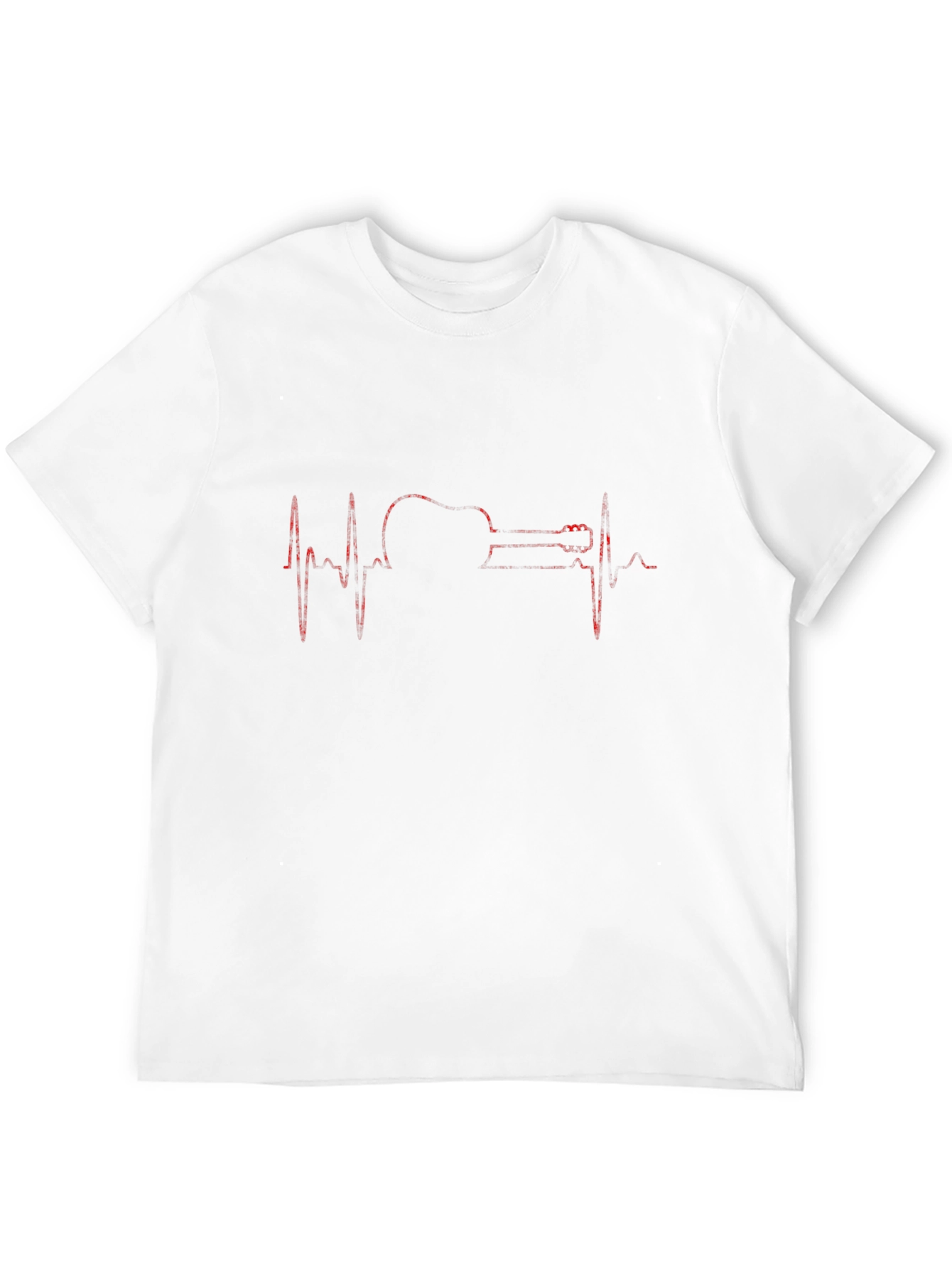 Fishing Heartbeat T-Shirt - Bass Fisherman Tee