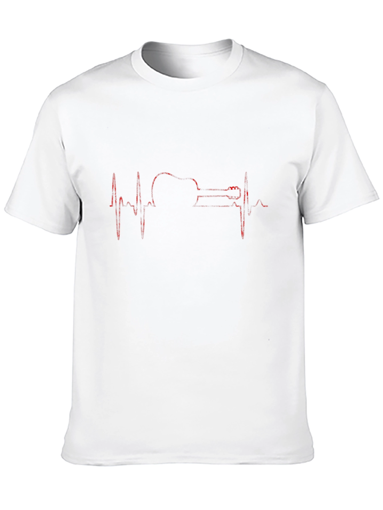 Fishing Heartbeat T-Shirt - Bass Fisherman Tee