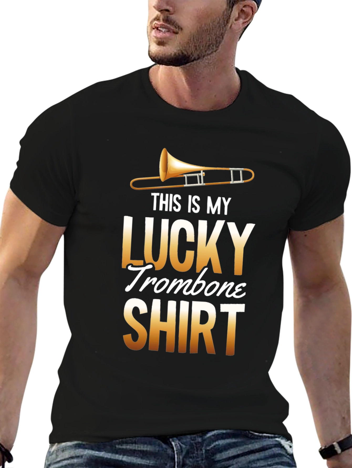 Lucky Trombone Shirt - Musicians Apparel