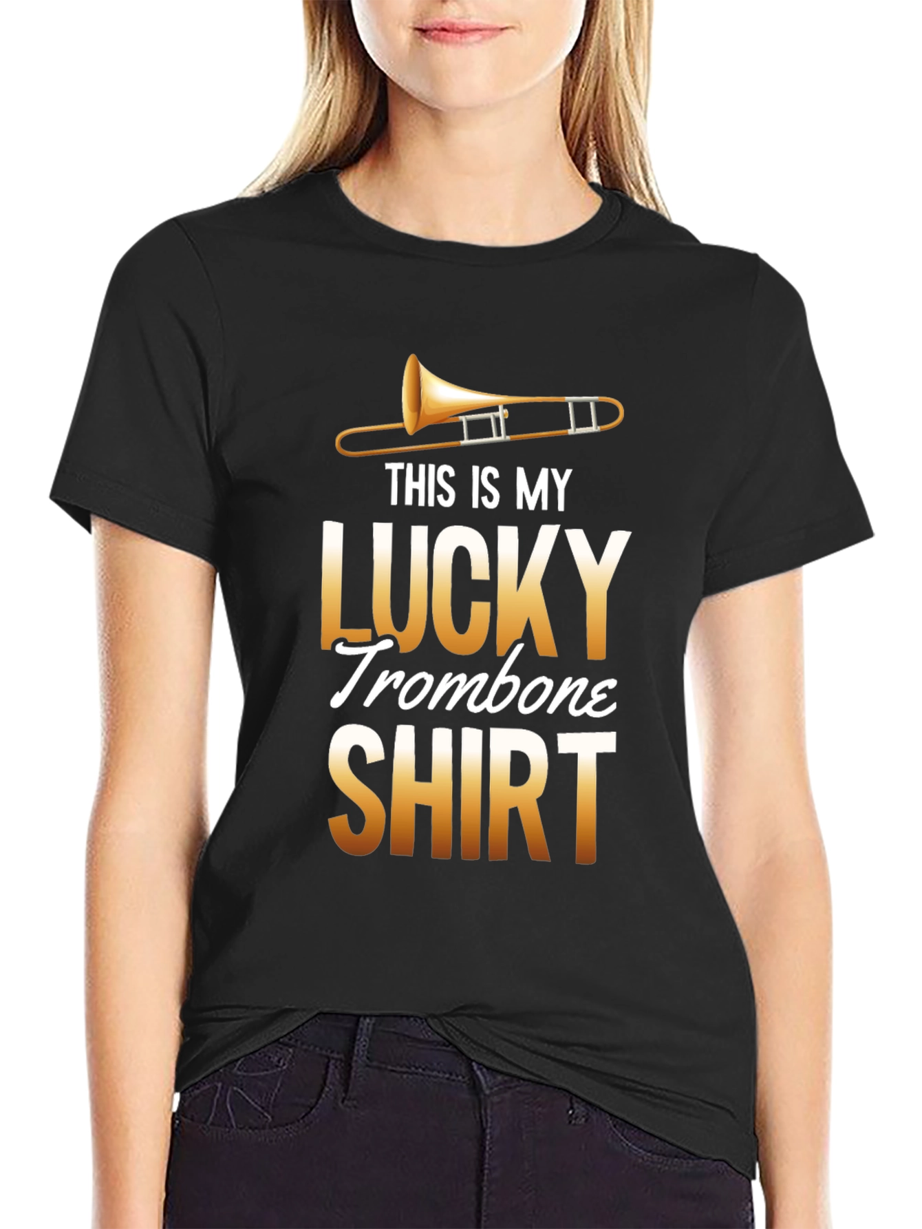 Lucky Trombone Shirt - Musicians Apparel